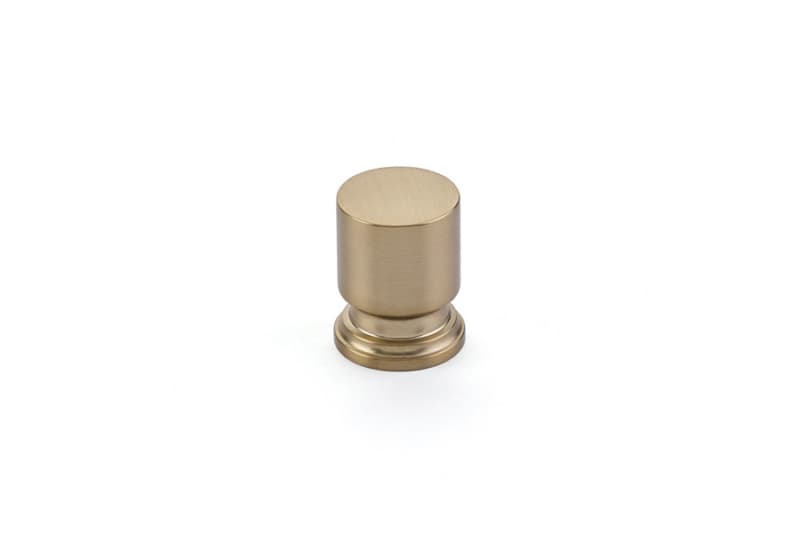1" Prosser Cabinet Knob, Satin Brass