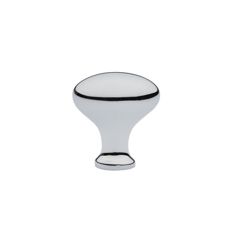 1" Egg Cabinet Knob, Polished Chrome