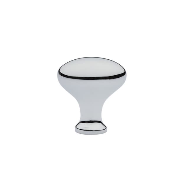 1" Egg Cabinet Knob, Polished Chrome