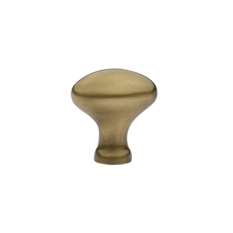1" Egg Cabinet Knob, French Antique