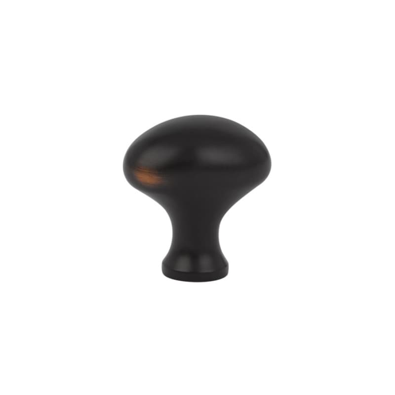 1-1/4" Egg Cabinet Knob, Oil Rubbed Bronze