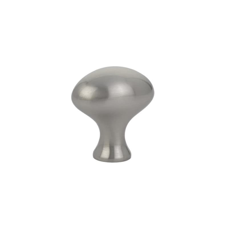 1-1/4" Egg Cabinet Knob, Satin Nickel