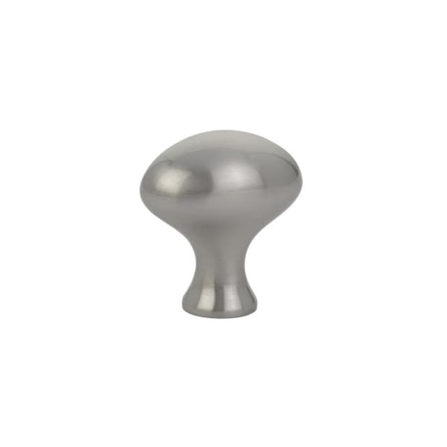 1-1/4" Egg Cabinet Knob, Satin Nickel