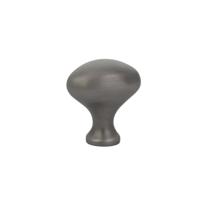 1-1/4" Egg Cabinet Knob, Pewter