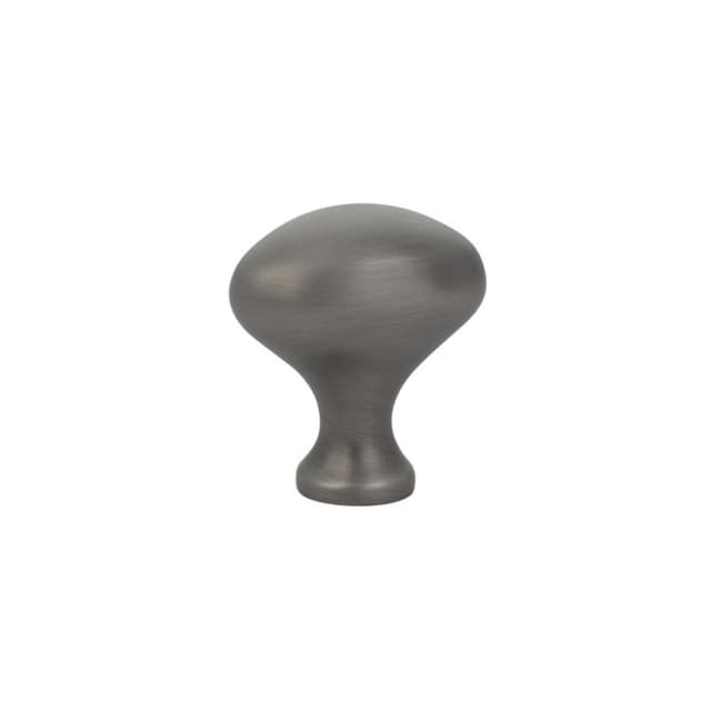 1-1/4" Egg Cabinet Knob, Pewter