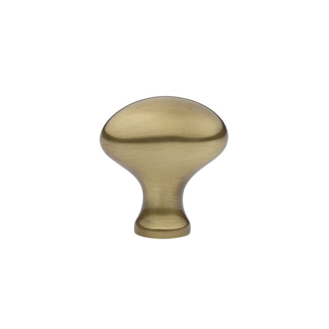 1-1/4" Egg Cabinet Knob, French Antique