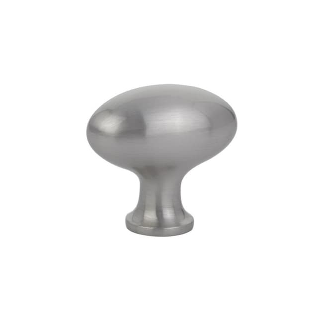 1-3/4" Egg Cabinet Knob, Satin Nickel