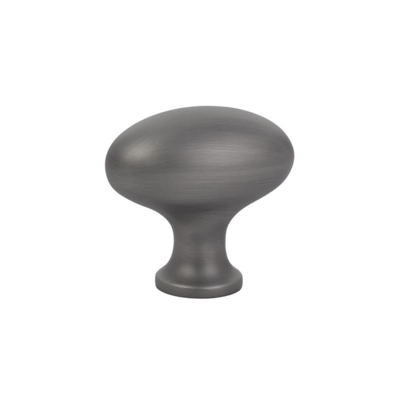 1-3/4" Egg Cabinet Knob, Pewter