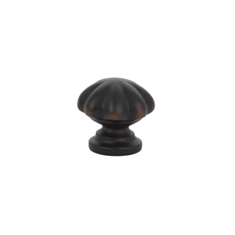 1" Melon Cabinet Knob, Oil Rubbed Bronze