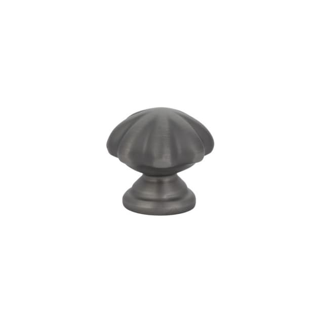 1" Melon Cabinet Knob, Pewter