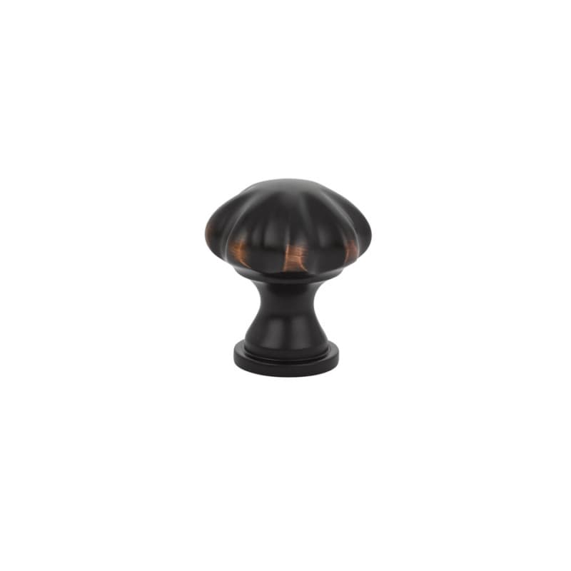 1-1/4" Melon Cabinet Knob, Oil Rubbed Bronze