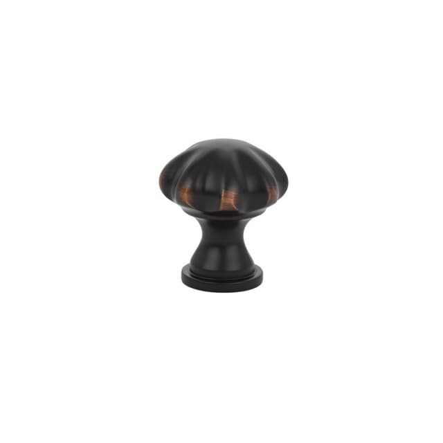 1-1/4" Melon Cabinet Knob, Oil Rubbed Bronze