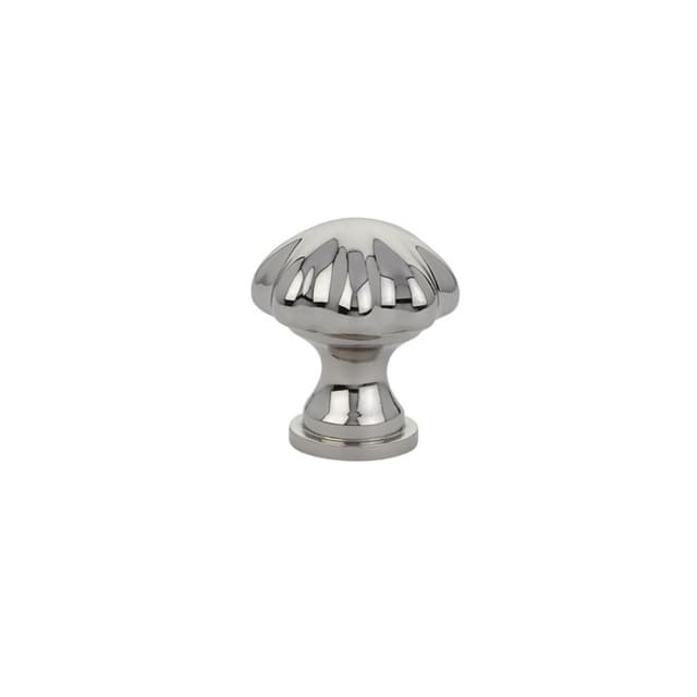 1-1/4" Melon Cabinet Knob, Polished Nickel