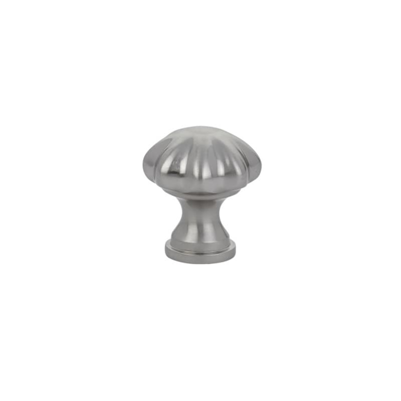 1-1/4" Melon Cabinet Knob, Satin Nickel