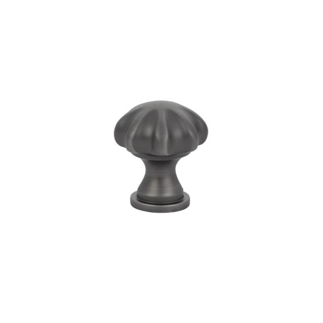 1-1/4" Melon Cabinet Knob, Pewter