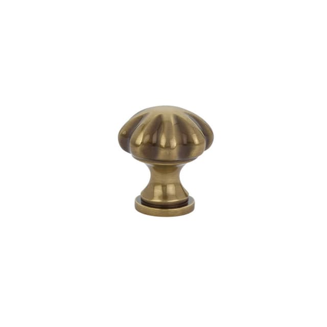 1-1/4" Melon Cabinet Knob, French Antique