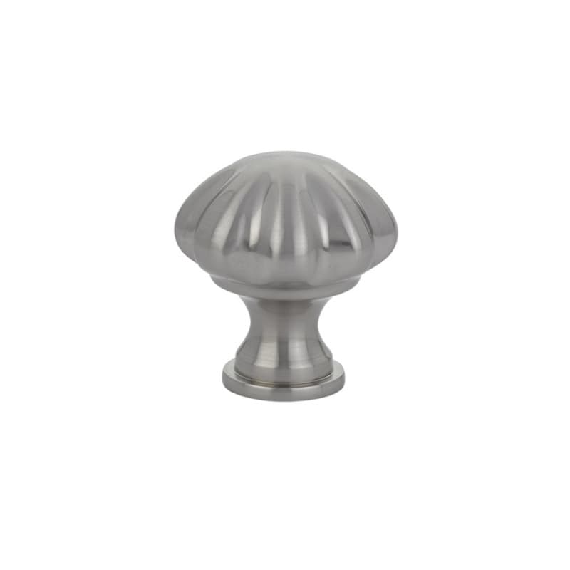 1-3/4" Melon Cabinet Knob, Satin Nickel