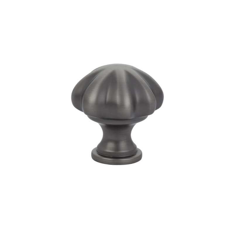 1-3/4" Melon Cabinet Knob, Pewter