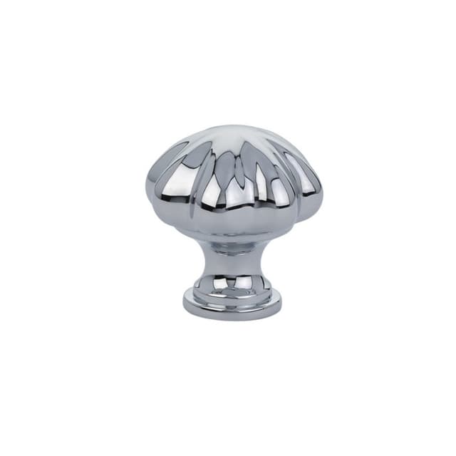 1-3/4" Melon Cabinet Knob, Polished Chrome