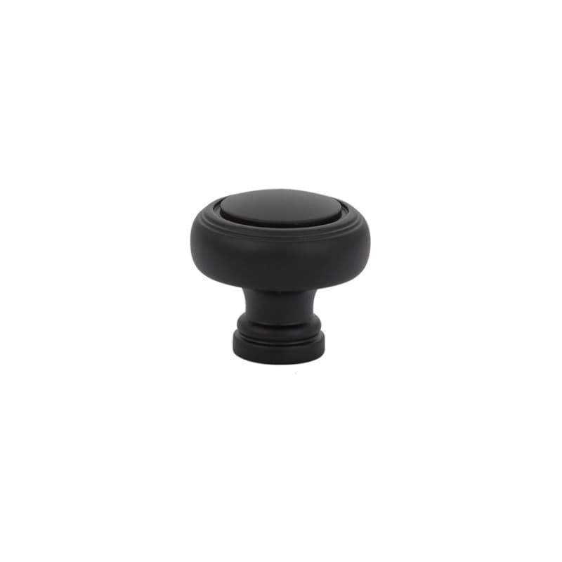 1-1/4" Norwich Cabinet Knob, Flat Black