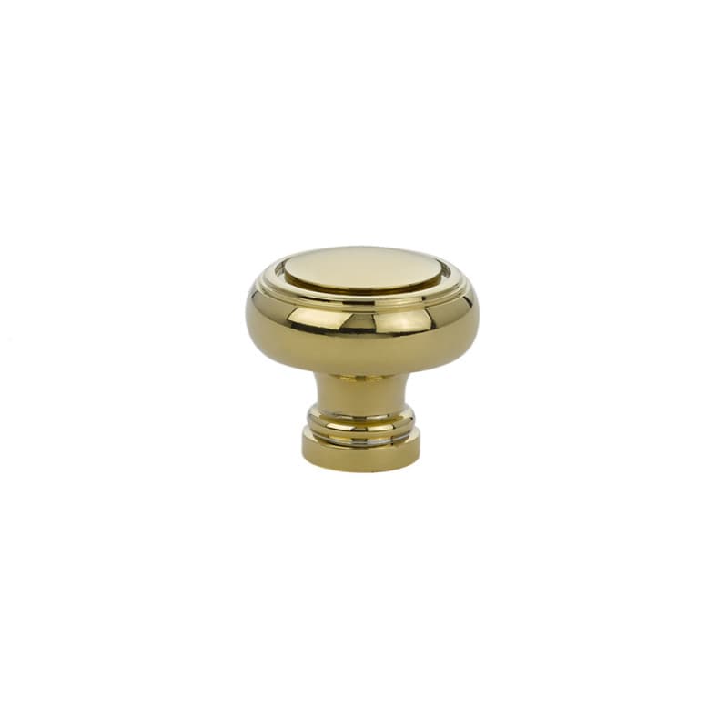 1-1/4" Norwich Cabinet Knob, Polished Brass