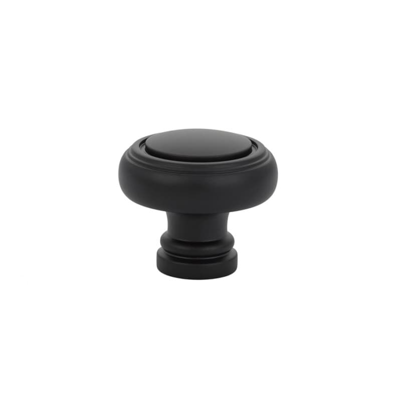 1-5/8" Norwich Cabinet Knob, Flat Black