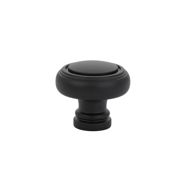 1-5/8" Norwich Cabinet Knob, Flat Black