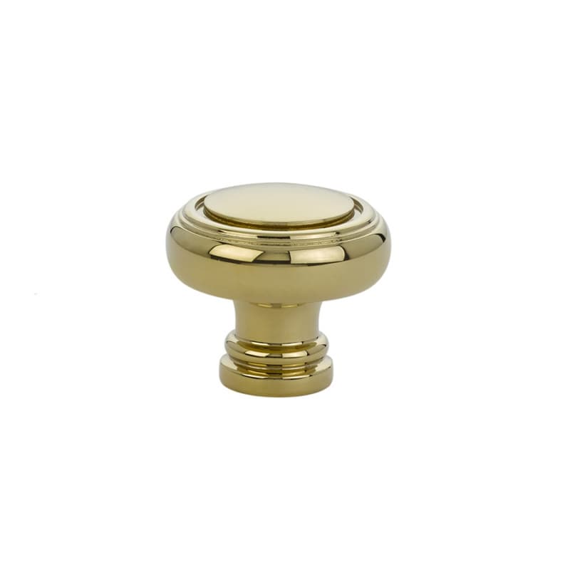 1-5/8" Norwich Cabinet Knob, Polished Brass