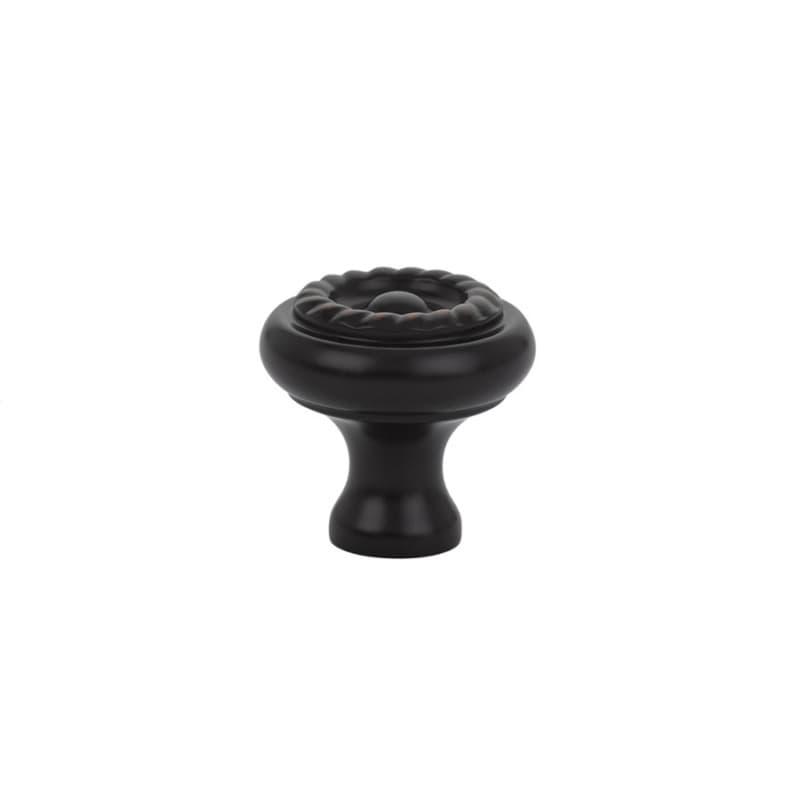 1-1/4" Rope Cabinet Knob, Oil Rubbed Bronze