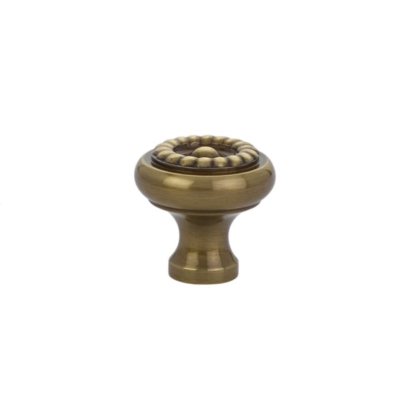 1-1/4" Rope Cabinet Knob, French Antique