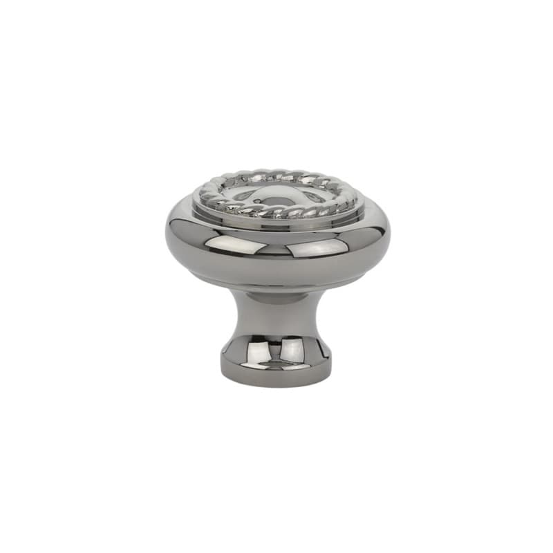 1-3/4" Rope Cabinet Knob, Polished Nickel