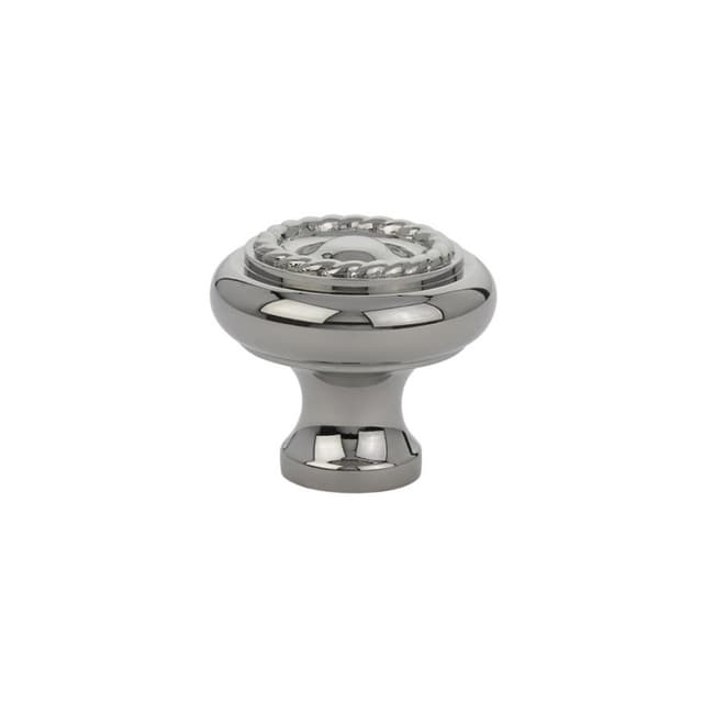 1-3/4" Rope Cabinet Knob, Polished Nickel