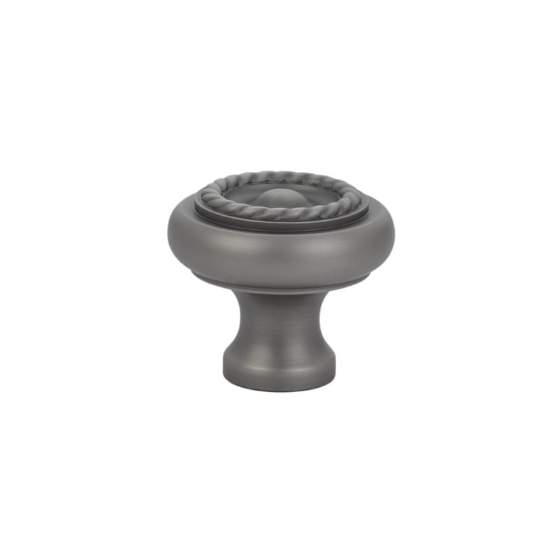 1-3/4" Rope Cabinet Knob, Pewter