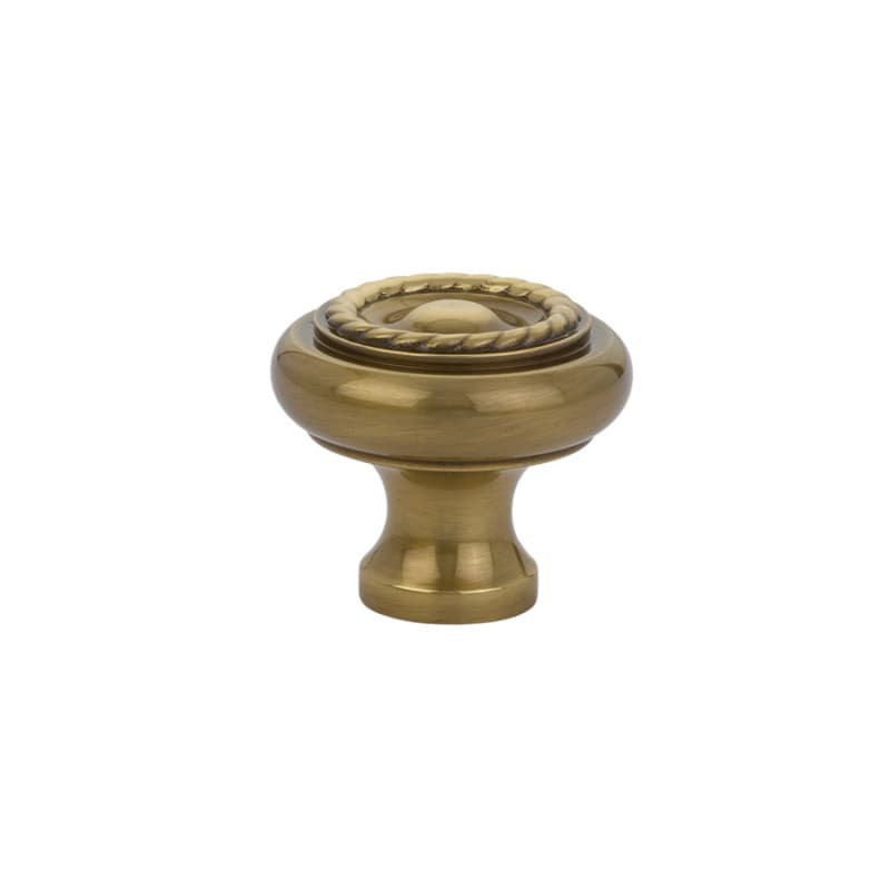 1-3/4" Rope Cabinet Knob, French Antique
