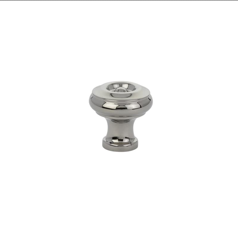 1" Waverly Cabinet Knob, Polished Nickel