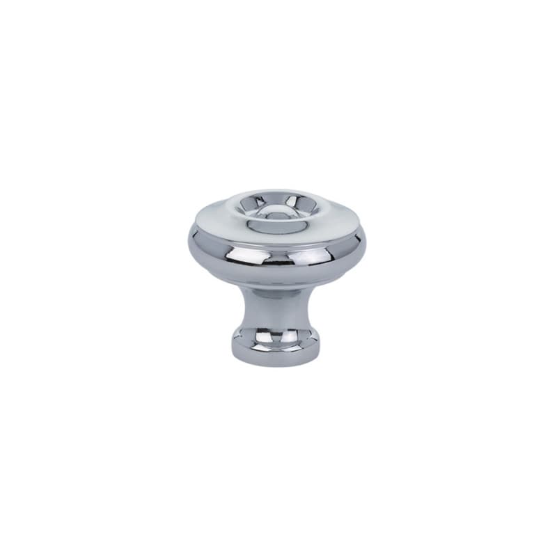 1-1/4" Waverly Cabinet Knob, Polished Chrome