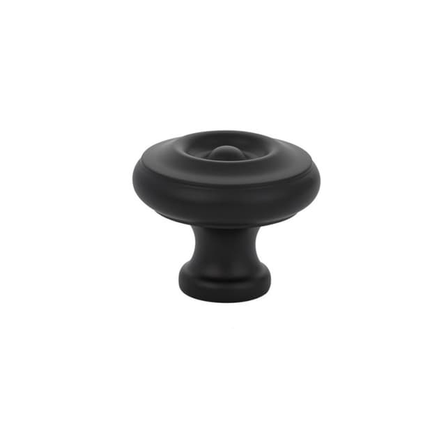 1-3/4" Waverly Cabinet Knob, Flat Black
