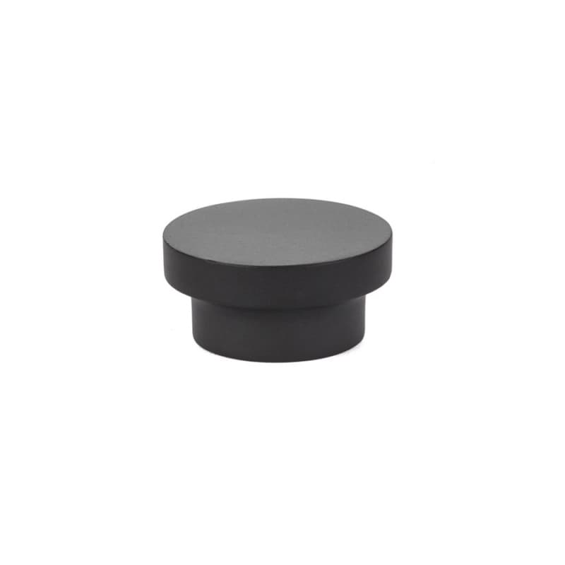1-3/8" District Cabinet Knob, Flat Black