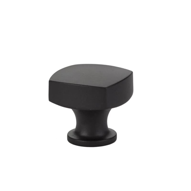 1-1/4" Freestone Cabinet Knob, Flat Black