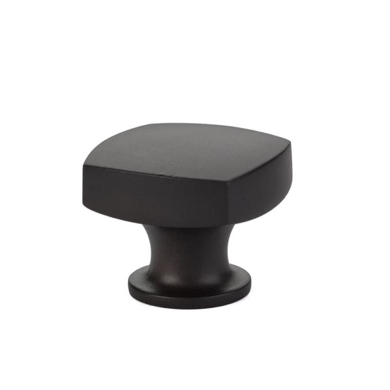 1-1/2" Freestone Cabinet Knob, Flat Black