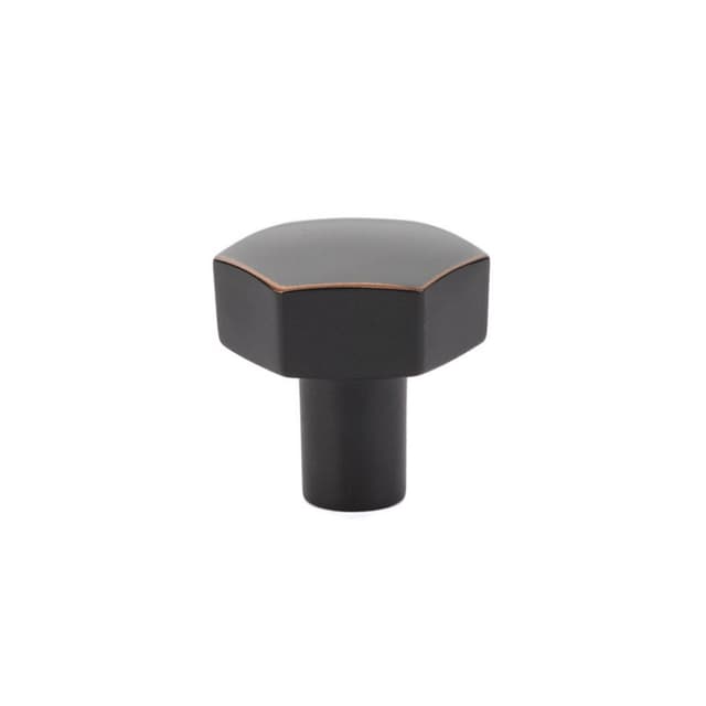 1-1/8" Mod Hex Cabinet Knob, Oil Rubbed Bronze