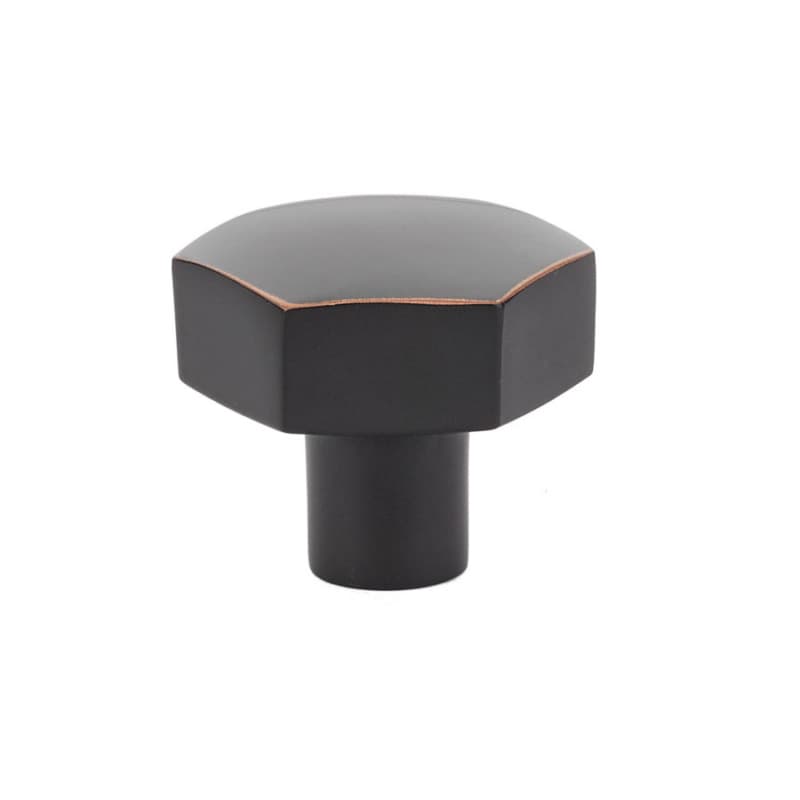 1-1/2" Mod Hex Cabinet Knob, Oil Rubbed Bronze