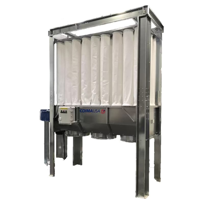 Coima SHK-3 5000CFM 15 HP Enclosureless Dust Collector, 3 Phase