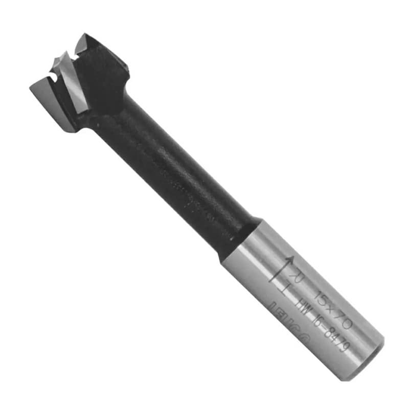 15mm x 70mm Forstner Drill Bit with 8mm Short Centering Point