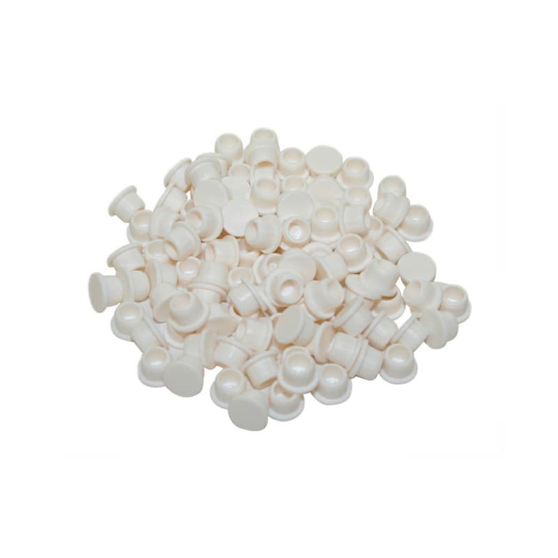 Clamex 6mm 90° Cover Cap, Gray White (100/Box)