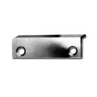 2001 Formed Strike Plate for Locks, Bright Nickel