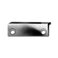 2002 Formed Strike Plate with Countersunk, Bright Nickel