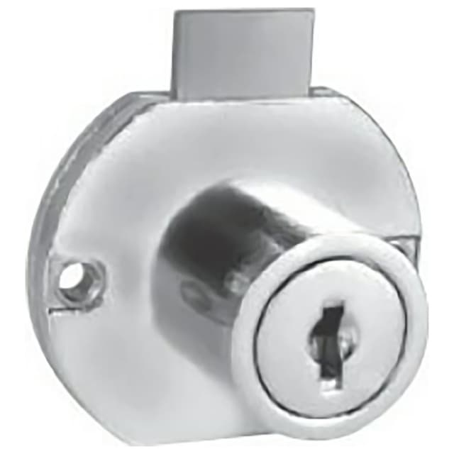 Disc Tumbler C8703 Dead Bolt, Bright Nickel, CompX National