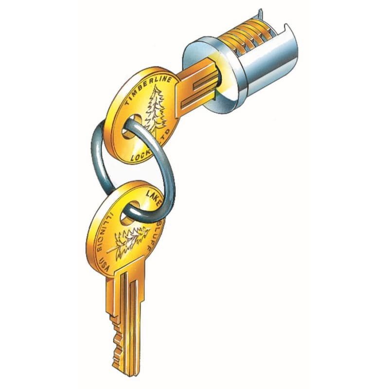 LOCK PLUG- STATUARY BRONZE, LP-400-113TA