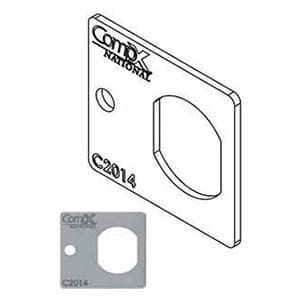 2014 Cam Lock Mounting Plate, Zinc-Plated